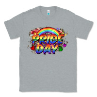 Heather Grey Pride day Classic Tee - CowGirlArtShop
