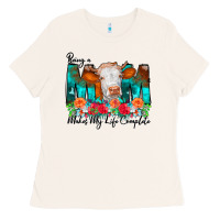 Bone Being a Mom Makes My Life Complete Ladies Tee - CowCowDesign
