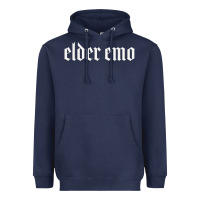 Navy elder emo Heavyweight Hoodie - linhVisuals