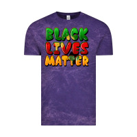 Cloud Purple black lives matter Vintage Tee - FaDigitalArtStudio