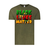 Vintage Olive black lives matter Vintage Tee - FaDigitalArtStudio