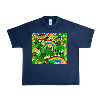 Navy St. Patrick's Day Urban Heavy Tee - FaDigitalArtStudio