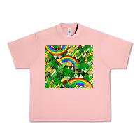 Salmon St. Patrick's Day Urban Heavy Tee - FaDigitalArtStudio