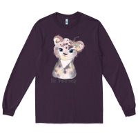 Plum tiger cute animals Long Sleeve Tee - RanaPortraitStore
