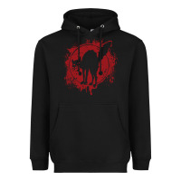 Black Anarchist Black Cat Heavyweight Hoodie - linhVisuals