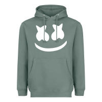 Sage mello face Heavyweight Hoodie - linhVisuals