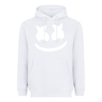 White mello face Heavyweight Hoodie - linhVisuals