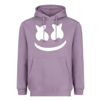 Lavender mello face Heavyweight Hoodie - linhVisuals