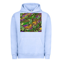 Pigment Grape Ice mardi gras Louisiana crocodile leopard Urban Hoodie - RanaPortraitStore
