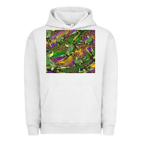 Pigment Lunar Rock mardi gras Louisiana crocodile leopard Urban Hoodie - RanaPortraitStore