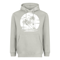 Moon Dust coconut palm trees summer vacation beach tropical summer t shirt Heavyweight Hoodie - linhVisuals