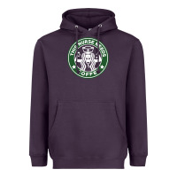 Plum nurse needs coffee lover Heavyweight Hoodie - linhVisuals