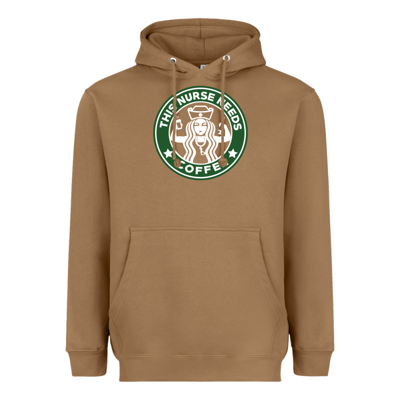 Nurse Needs Coffee Lover Heavyweight Hoodie by linhVisuals | Teevron