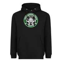 Black nurse needs coffee lover Heavyweight Hoodie - linhVisuals