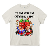 Cream its fine were fine everything is fine Heavy Core Tee - CowGirlArtShop