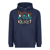 Navy nursing is a work of heart Heavyweight Hoodie - JahusDesignShop