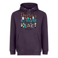 Plum nursing is a work of heart Heavyweight Hoodie - JahusDesignShop