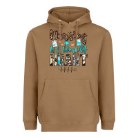 Toasted Coconut nursing is a work of heart Heavyweight Hoodie - JahusDesignShop
