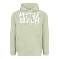 Matcha pebble beach golf cypress tree Heavyweight Hoodie - linhVisuals