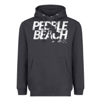 Smoke pebble beach golf cypress tree Heavyweight Hoodie - linhVisuals