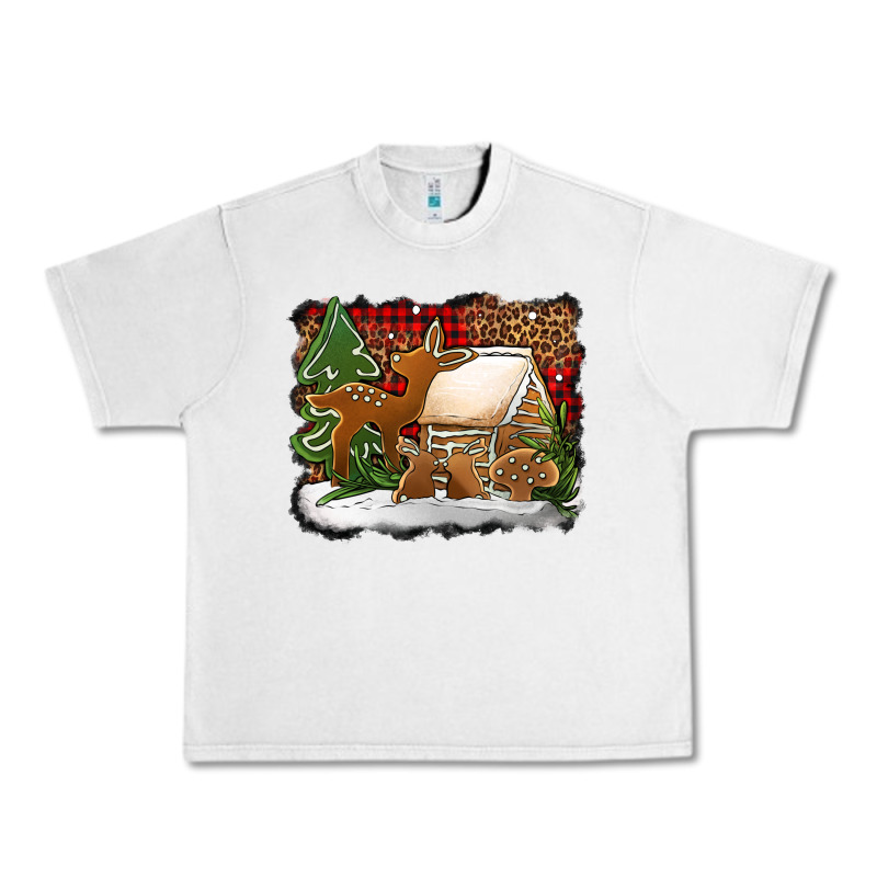 Christmas Cookies Buffalo Plaid Urban Heavy Tee by Jasminsmagicworld | Teevron