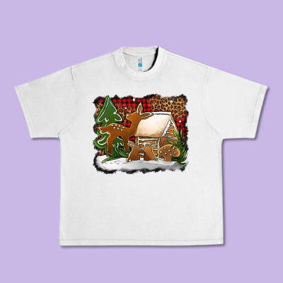 Christmas Cookies Buffalo Plaid Urban Heavy Tee Designed By Jasminsmagicworld