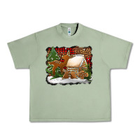 Oil Green Christmas cookies buffalo plaid Urban Heavy Tee - Jasminsmagicworld