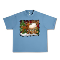 Pebble Blue Christmas cookies buffalo plaid Urban Heavy Tee - Jasminsmagicworld