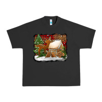 Pigment Black Christmas cookies buffalo plaid Urban Heavy Tee - Jasminsmagicworld