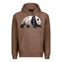 Chestnut walking panda Premium Hoodie - LillyAllenDesigns