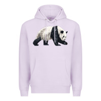 Lilac walking panda Premium Hoodie - LillyAllenDesigns