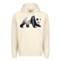 Sandshell walking panda Premium Hoodie - LillyAllenDesigns