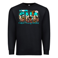 Black cna certified nursing assistant Premium Sweatshirt - JahusDesignShop