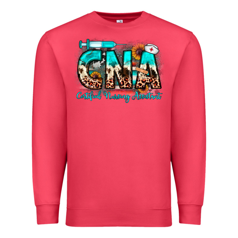 Cna Certified Nursing Assistant Premium Sweatshirt by JahusDesignShop | Teevron
