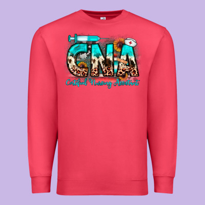 Cna Certified Nursing Assistant Premium Sweatshirt Designed By Jahusdesignshop