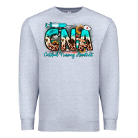 Heather Grey cna certified nursing assistant Premium Sweatshirt - JahusDesignShop