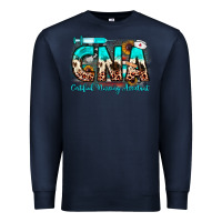 Navy cna certified nursing assistant Premium Sweatshirt - JahusDesignShop