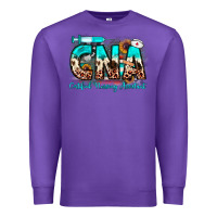 Purple cna certified nursing assistant Premium Sweatshirt - JahusDesignShop