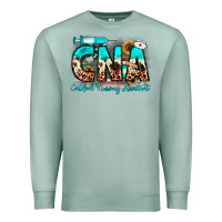 Seafoam cna certified nursing assistant Premium Sweatshirt - JahusDesignShop