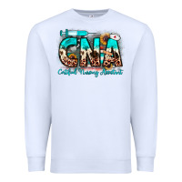 White cna certified nursing assistant Premium Sweatshirt - JahusDesignShop