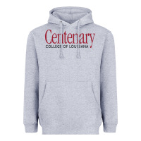 Heather Grey centenary college of louisiana Heavyweight Hoodie - linhVisuals