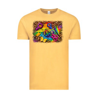 Vintage Mustard lgbtq background Vintage Tee - FaDigitalArtStudio