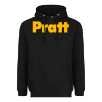 Black pratt institute Heavyweight Hoodie - linhVisuals