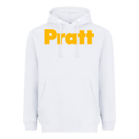 White pratt institute Heavyweight Hoodie - linhVisuals