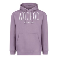 Lavender woohoo   design for parties Heavyweight Hoodie - linhVisuals