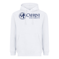 White cabrini Heavyweight Hoodie - linhVisuals