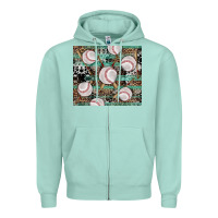 Seafoam western baseball tumbler Zipper Hoodie - AdoDesignShop