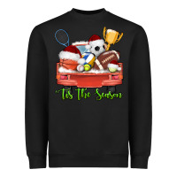 Black tis the season sports truck christmas Heavyweight Sweatshirt - AdoDesignShop