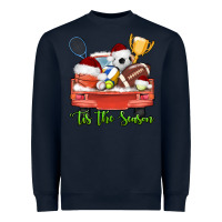 Navy tis the season sports truck christmas Heavyweight Sweatshirt - AdoDesignShop