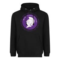 Black hunter college Heavyweight Hoodie - linhVisuals